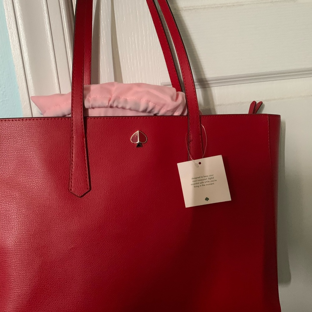 Kate Spade Molly chili Tote